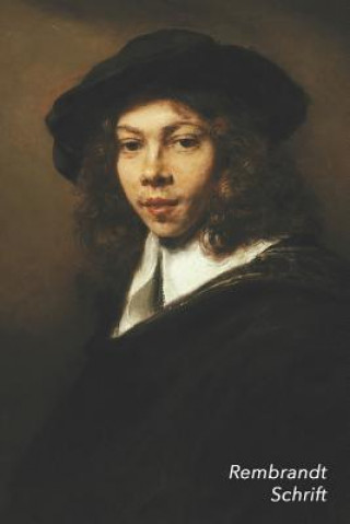 Carte Rembrandt Schrift: Portret Van Een Jonge Man - Ideaal Voor School, Studie, Recepten of Wachtwoorden - Stijlvol Notitieboek Voor Aantekeni Studio Landro