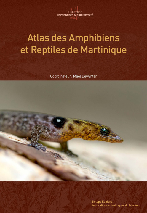 Carte Atlas Des Amphibiens Et Reptiles de Martinique Mael Dewynter