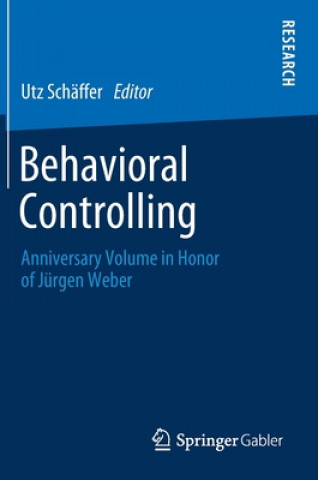 Book Behavioral Controlling Utz Schäffer