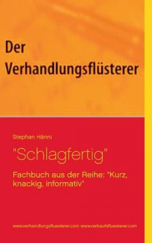Kniha Schlagfertig Stephan Hänni