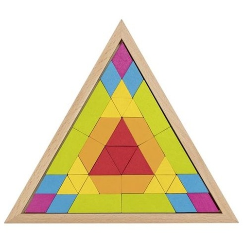 Hra/Hračka Dřevěná mozaika Trojúhelník 