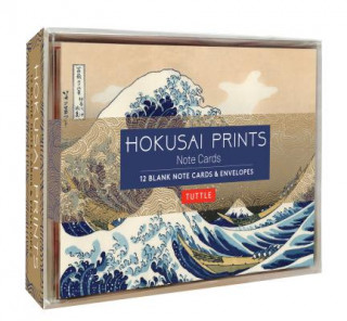 Kniha Hokusai Prints Note Cards Tuttle Editors