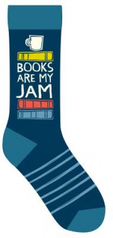 Książka Books Are My Jam Socks Gibbs Smith Publisher