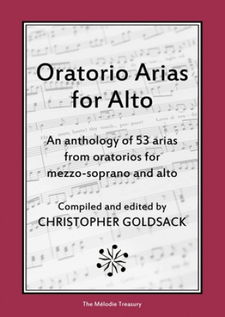 Carte Oratorio Arias for Alto Christopher Goldsack