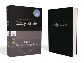 Książka NASB, Pew and Worship Bible, Hardcover, Black, 1995 Text, Comfort Print Zondervan