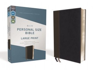 Könyv Niv, Personal Size Bible, Large Print, Leathersoft, Black, Red Letter Edition, Comfort Print Zondervan
