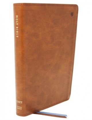 Carte Net Bible, Thinline Large Print, Leathersoft, Brown, Indexed, Comfort Print: Holy Bible Thomas Nelson