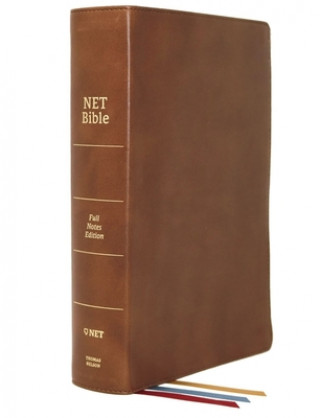 Carte Net Bible, Full-Notes Edition, Genuine Leather, Brown, Comfort Print: Holy Bible Thomas Nelson