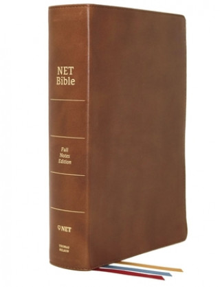 Libro Net Bible, Full-Notes Edition, Genuine Leather, Brown, Indexed, Comfort Print: Holy Bible Thomas Nelson