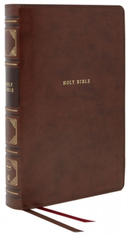 Carte Nkjv, Reference Bible, Classic Verse-By-Verse, Center-Column, Leathersoft, Brown, Red Letter Edition, Comfort Print Thomas Nelson