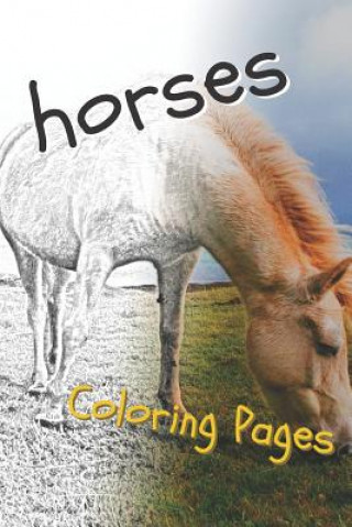 Kniha Horses Coloring Sheets: Beautiful Drawings for Adults Relaxation and for Kids Coloring Sheets