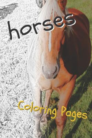 Carte Horses Coloring Sheets: Beautiful Drawings for Adults Relaxation and for Kids Coloring Sheets