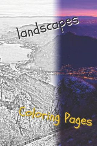 Carte Landscape Coloring Pages: Beautiful Landscapes Coloring Pages, Book, Sheets, Drawings Coloring Pages
