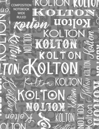 Książka Kolton Composition Notebook Wide Ruled Skylemar Stationery &. Design Co