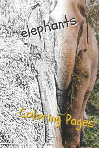 Knjiga Elephant Coloring Pages: Beautiful Coloring Pages with Animal for Adults and for Kids Coloring Pages