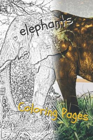 Knjiga Elephant Coloring Pages: Beautiful Coloring Pages with Animal for Adults and for Kids Coloring Pages