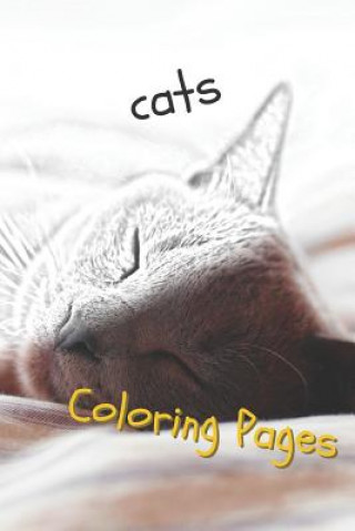 Carte Cats: Beautiful Coloring Pages with Cats, Drawings, for Adults and for Girls Coloring Pages