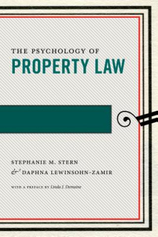 Könyv Psychology of Property Law Stephanie M. Stern