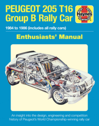 Kniha Peugeot 205 T16 Group B Rally Car Nick Garton