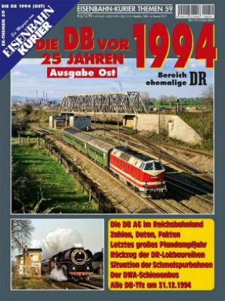 Carte EK-Themen 57: Die Deutsche Bahn vor 25 Jahren - 1994 Ausgabe Ost 