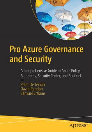 Kniha Pro Azure Governance and Security Peter De Tender