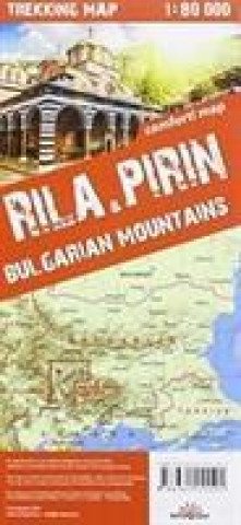 Nyomtatványok terraQuest Trekking Map Rila and Piryn terraQuest