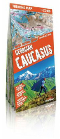 Nyomtatványok terraQuest Trekking Map Georgian Caucasus terraQuest
