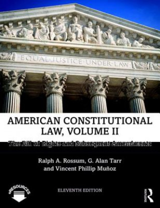 Libro American Constitutional Law, Volume II Ralph A. Rossum