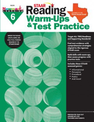 Kniha Staar: Reading Warm Ups and Test Practice G6 Workbook 