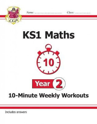 Book KS1 Maths 10-Minute Weekly Workouts - Year 2 CGP Books