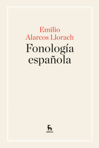 Buch Fonologia Española EMILIO ALARCOS LLORACH