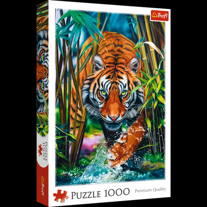 Joc / Jucărie Puzzle 1000 Drapieżny Tygrys 