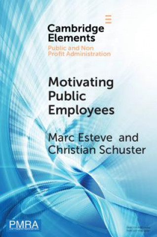 Knjiga Motivating Public Employees Marc Esteve