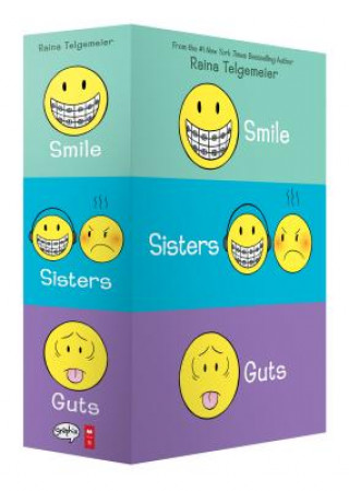 Книга Smile/Sisters/Guts Box Set Raina Telgemeier