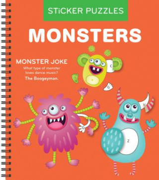 Kniha Sticker by Letter: Monsters Publications International Ltd
