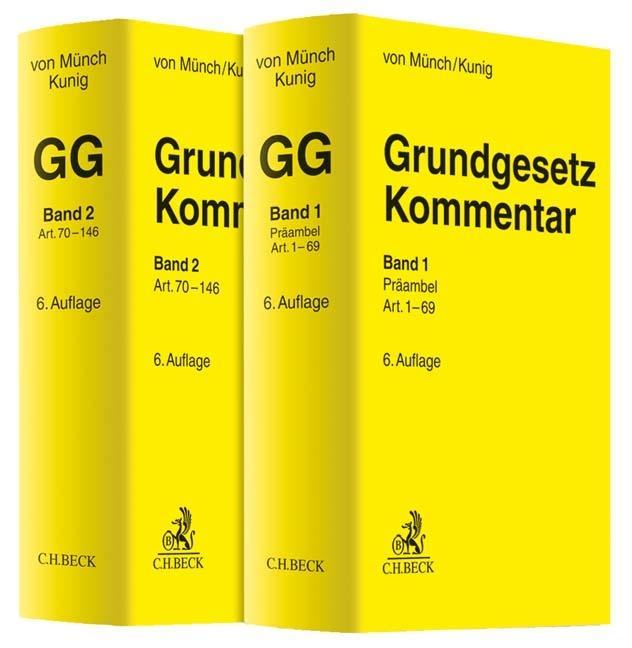 Carte Grundgesetz-Kommentar. Gesamtwerk. In 2 Bänden Ingo von Münch