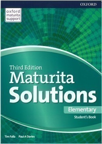 Carte Maturita Solutions, 3rd Edition Elementary Student's Book (SK Edition) Tim Falla