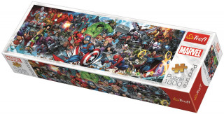 Game/Toy Panoramatické puzzle Svět Marvelu 1000 dílků 