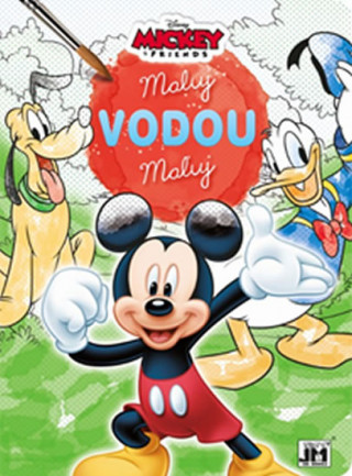 Kniha Maluj vodou Mickey Mouse collegium