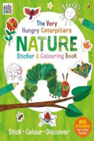Книга Very Hungry Caterpillar's Nature Sticker and Colouring Book Eric Carle