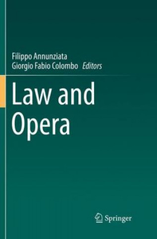 Kniha Law and Opera Filippo Annunziata