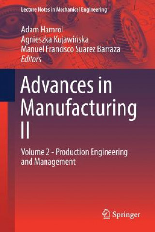 Buch Advances in Manufacturing II Manuel Francisco Suarez Barraza