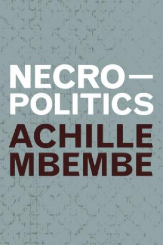 Knjiga Necropolitics Achille Mbembe