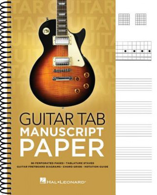Kniha Guitar Tab Manuscript Paper Hal Leonard Corp