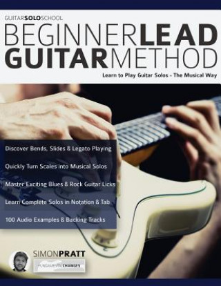 Kniha Beginner Lead Guitar Method Simon Pratt