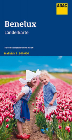Nyomtatványok ADAC LänderKarte Benelux 1:300 000 