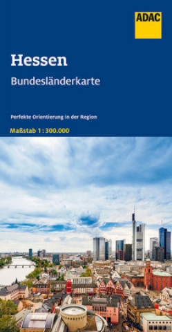 Tlačovina ADAC BundesländerKarte Deutschland Blatt 7 Hessen 1:300 000 
