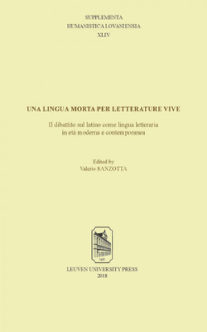 Книга lingua morta per letterature vive Valerio Sanzotta
