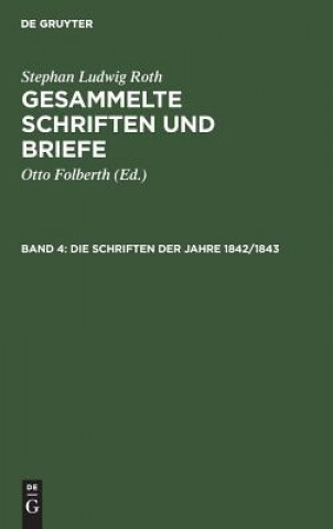 Book Schriften der Jahre 1842/1843 Stephan Ludwig Roth