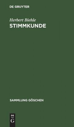 Knjiga Stimmkunde Herbert Biehle